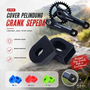 RISK Cover Pelindung Crank Sepeda Silicone Bicycle Arm Protector 2 PCS - JI1171