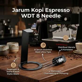 One Two Cups Jarum Kopi Espresso WDT 8 Needle Distribution Espresso - MD-689