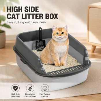 OPTICO Bak Pasir Kucing Detachable Cat Litter Box High Side - OP-13