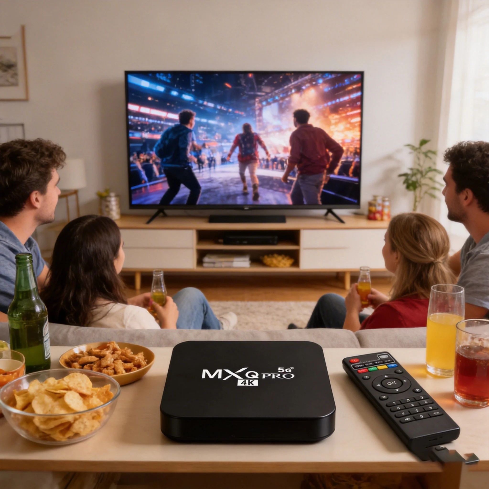 MX-PRO Set Top Box Android TV 4K 5G Dual WiFi Quad Core 1GB 8GB - X90 Gambar produk MX-PRO Set Top Box Android TV 4K 5G Dual WiFi Quad Core 1GB 8GB - X90 - Kemasan