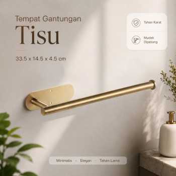 SUNHK Tempat Gantungan Tisu Panjang Long Paper Towel Tissue Holder - HJ40