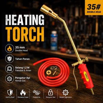 ZEHEN Alat Bakar Gas LPG Heating Torch Flamethrower Double Switch 35mm - ZS30