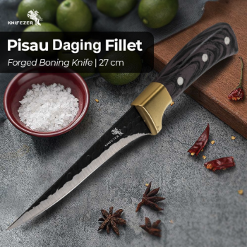 KNIFEZER Pisau Daging Fillet Stainless Steel 3Cr13 Forged Boning Knife - LT27