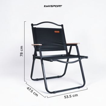 Gambar produk TaffSPORT Kursi Lipat Outdoor Camping Portable Foldable Oxford 600D XL - YH6 - 8