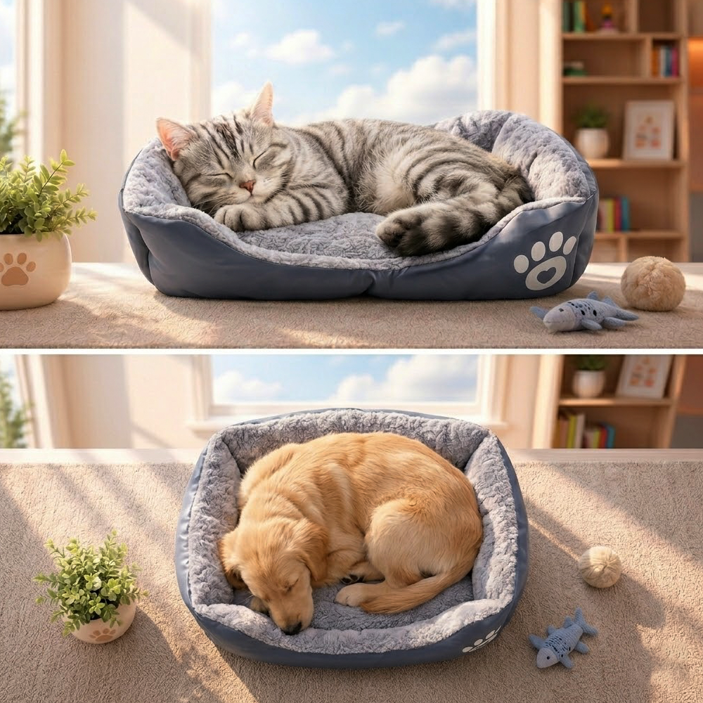Kasur Tempat Tidur Anjing Kucing Soft Warm Dog Cat Bed Size S Gambar produk Kasur Tempat Tidur Anjing Kucing Soft Warm Dog Cat Bed Size S - 2