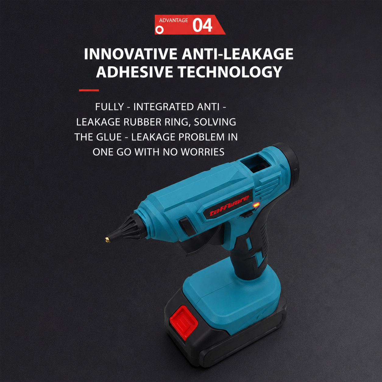 Taffware Lem Tembak Pistol Panas Glue Gun Hot Melt Heating 60W - QT-310 Gambar produk Taffware Lem Tembak Pistol Panas Glue Gun Hot Melt Heating 60W - QT-310 - 5
