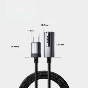 Gambar produk ESSAGER Kabel Data Type C to Magsafe 3 Fast Charging MacBook 140W 1M - ES-X69 - 8