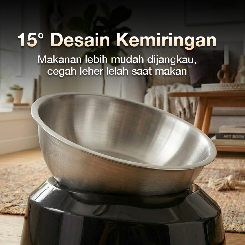 OMEKA Tempat Makan Hewan Peliharaan Kucing Anjing Feeding Single Bowl - ORM10 Gambar produk OMEKA Tempat Makan Hewan Peliharaan Kucing Anjing Feeding Single Bowl - ORM10 - 1
