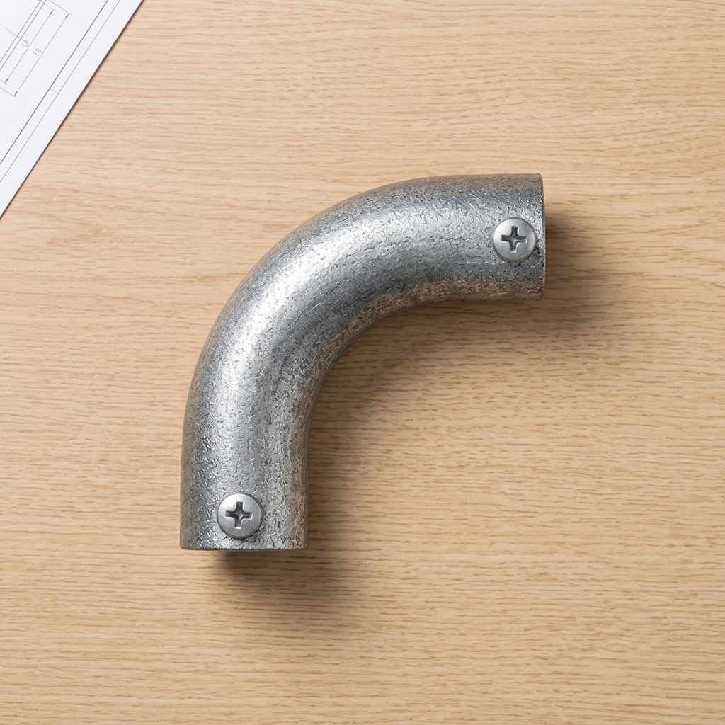 Elbow Pipa Kabel Listrik Fitting Conduit Knee Knie L 90 Galvanis 22mm Gambar produk Elbow Pipa Kabel Listrik Fitting Conduit Knee Knie L 90 Galvanis 22mm - 2