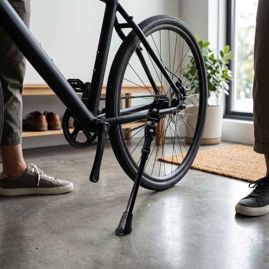 TaffSPORT Standar Sepeda Samping Bike Kickstand 31cm - S1 Gambar produk TaffSPORT Standar Sepeda Samping Bike Kickstand 31cm - S1 - 5