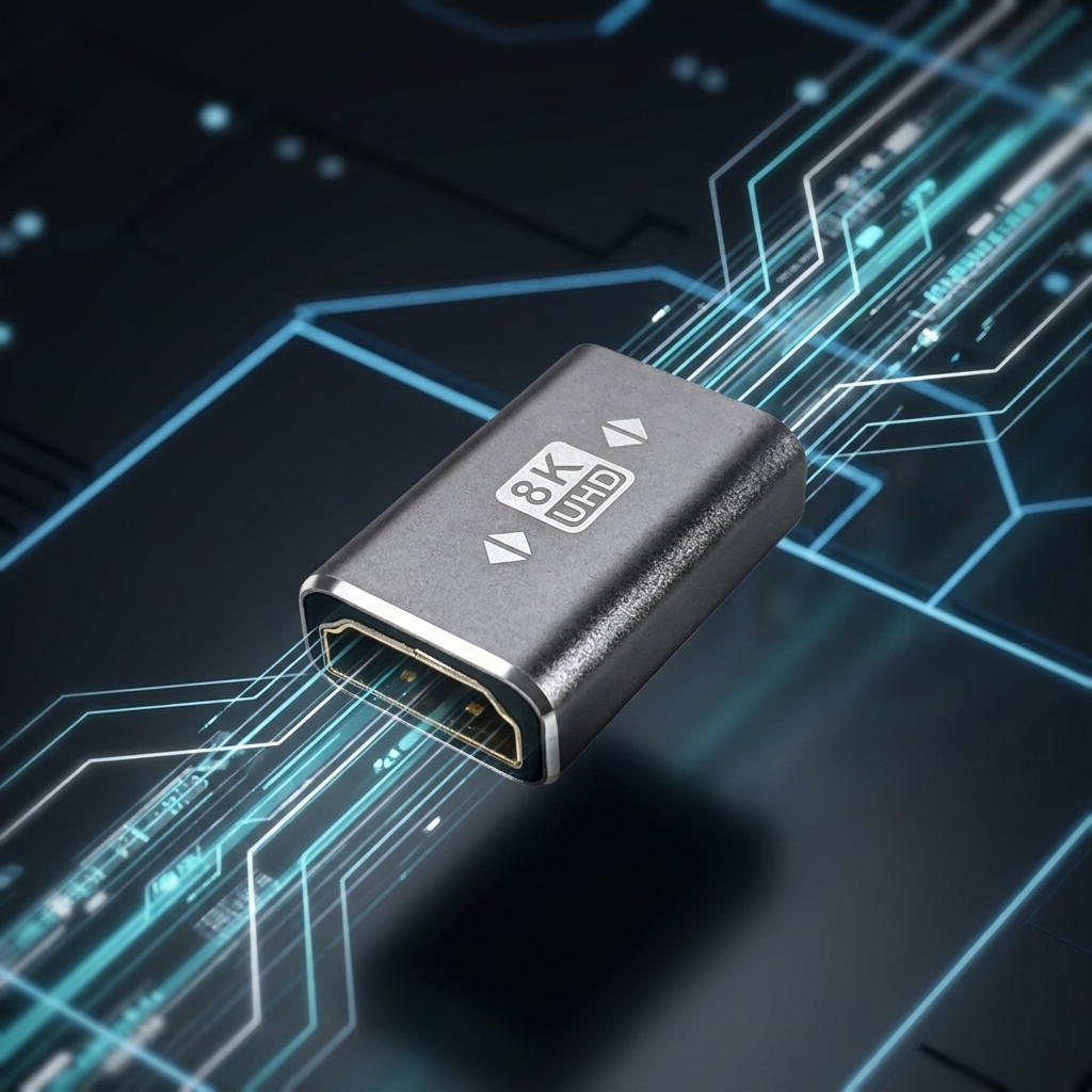 Nepy Konektor HDMI Female to Female Connector 2.1 8K HDTV Aluminium - NP-210 Gambar produk Nepy Konektor HDMI Female to Female Connector 2.1 8K HDTV Aluminium - NP-210 - 4