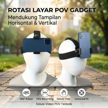 ARYTHE Head Strap HP Tali Kepala Adjustable Non Slip Design Handsfree - AT26