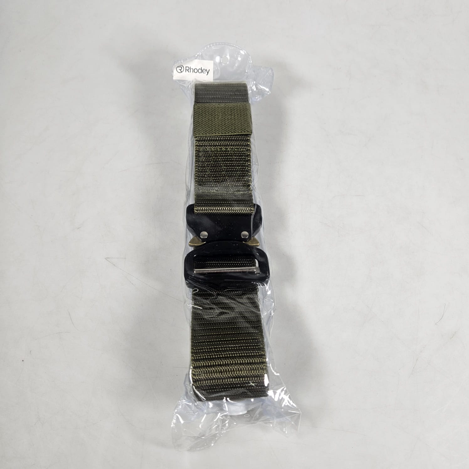 Rhodey Tali Ikat Pinggang Canvas Nylon Army Military Tactical 125cm - MU056 Gambar produk Rhodey Tali Ikat Pinggang Canvas Nylon Army Military Tactical 125cm - MU056 - Kemasan