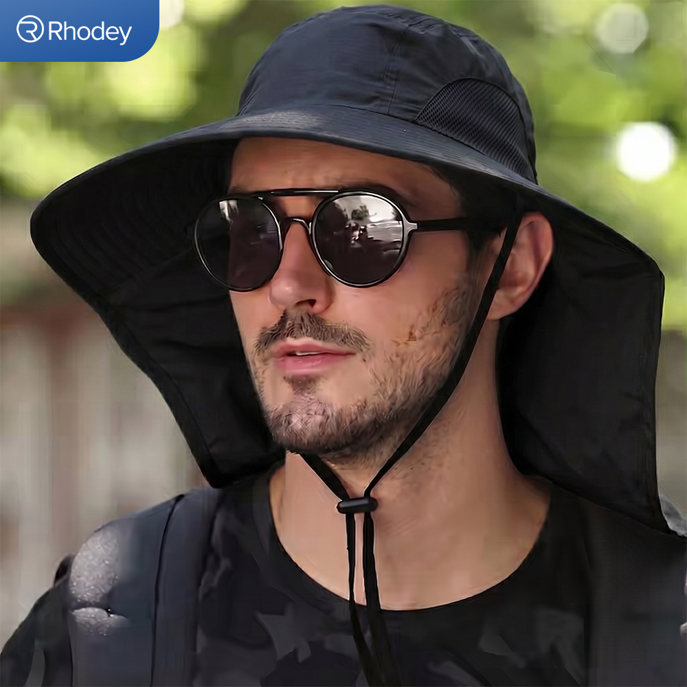 Rhodey Topi Rimba Hiking Outdoor Anti UV Waterproof Polyamide - BH031 Gambar produk Rhodey Topi Rimba Hiking Outdoor Anti UV Waterproof Polyamide - BH031 - 5