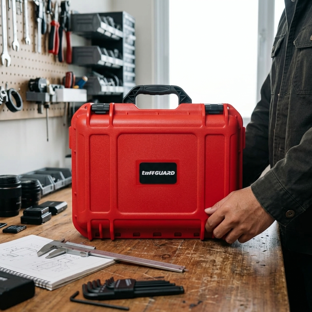 TaffGUARD Kotak Perkakas Jinjing Storage Tool Box Bag with Sponge 28.7x22x15.2cm - TH01 Gambar produk TaffGUARD Kotak Perkakas Jinjing Storage Tool Box Bag with Sponge 28.7x22x15.2cm - TH01 - 6