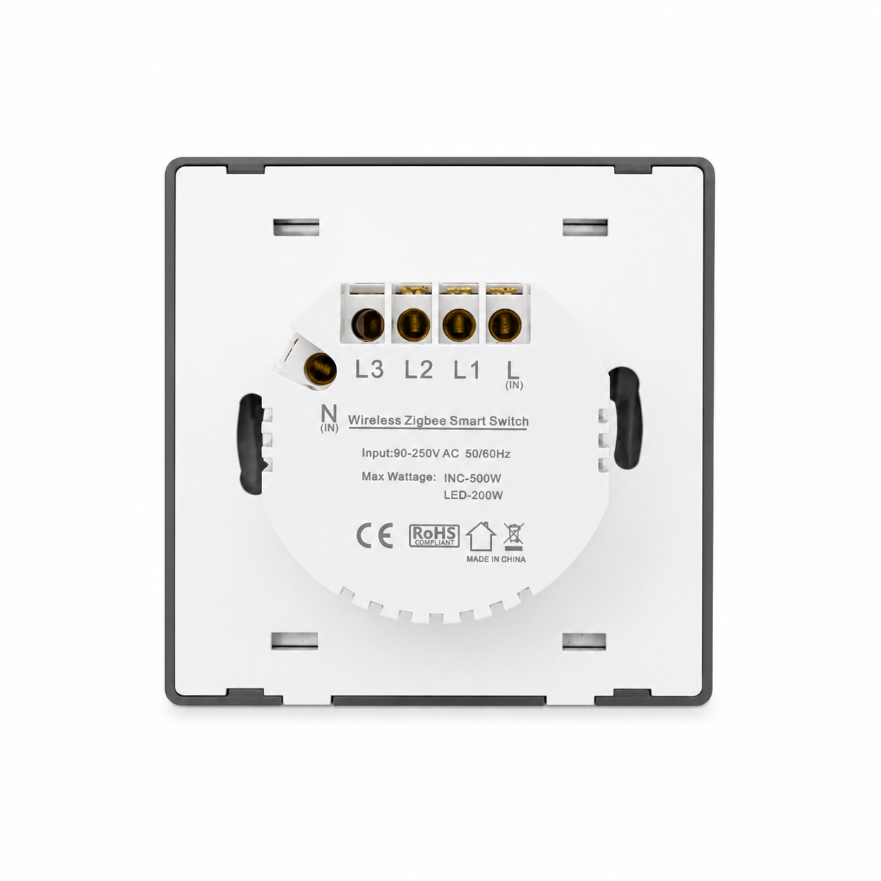 MOES Saklar Lampu Wireless ZigBee Remote Tuya Alexa Voice Control 2 Gang - B1 Gambar produk MOES Saklar Lampu Wireless ZigBee Remote Tuya Alexa Voice Control 2 Gang - B1 - 7