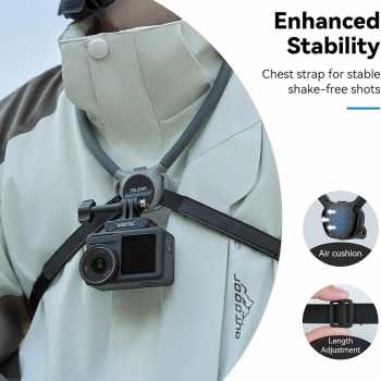 TELESIN Neck Mount Action Camera Holder Bracket Kalung Leher SE - S2-HNB-09