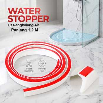 WS Lis Penghalang Air Sealing Strips Water Stopper Bar 1.2M - WS02
