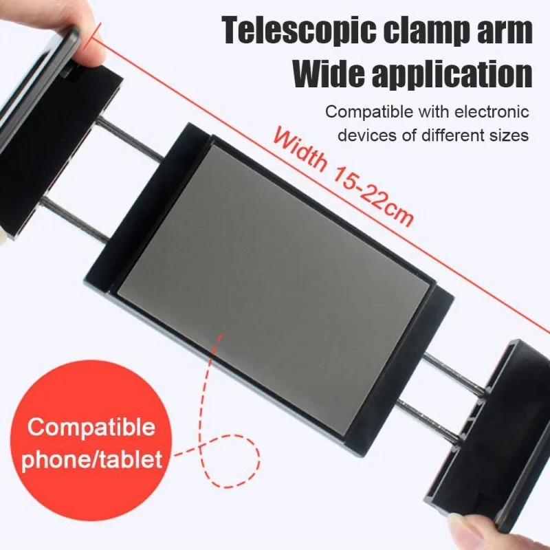 Karomu Holder HP Mobil Headrest Clamp 360 Rotation Car Phone Holder - HM-15 Gambar produk Karomu Holder HP Mobil Headrest Clamp 360 Rotation Car Phone Holder - HM-15 - 1