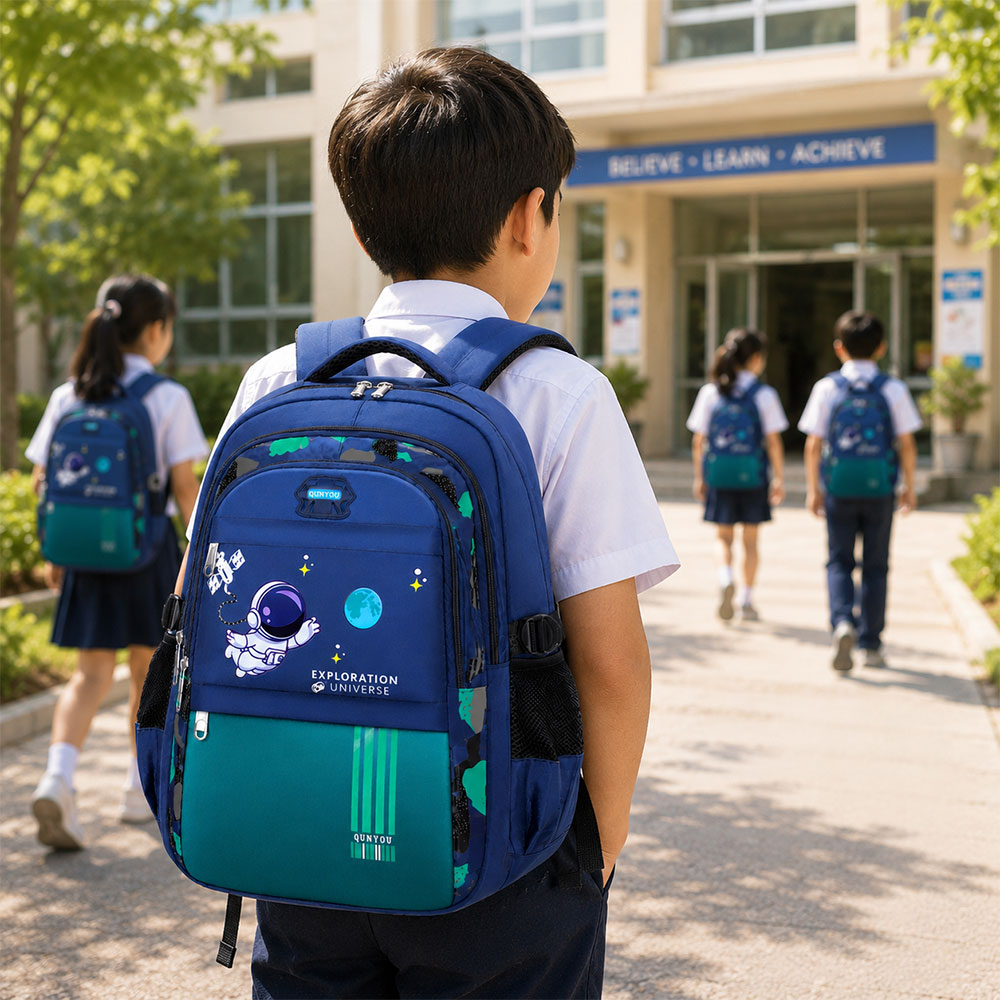 TKSB Tas Ransel Sekolah Anak Astronot Breathable Waterproof Safety - LI-50 Gambar produk TKSB Tas Ransel Sekolah Anak Astronot Breathable Waterproof Safety - LI-50 - 1