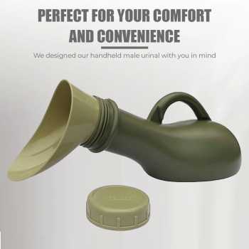 Gambar produk SEVENA Pispot Urinal Portable Botol Tempat Pipis Anti Bocor 1L - Y1300 - 4