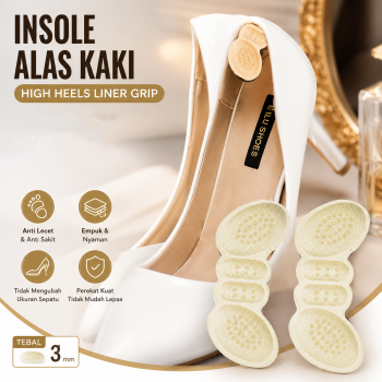 LEEPO Insole Alas Kaki High Heels Liner Grip Wanita 3mm - 518RY