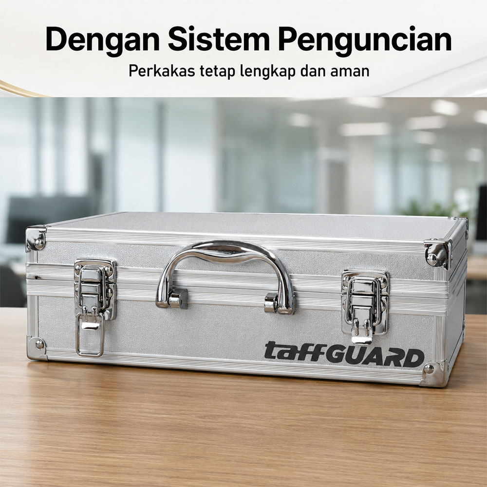 TaffGUARD Tas Koper Penyimpanan Barang Storage Toolbox Hard Case - LE20 Gambar produk TaffGUARD Tas Koper Penyimpanan Barang Storage Toolbox Hard Case - LE20 - 2