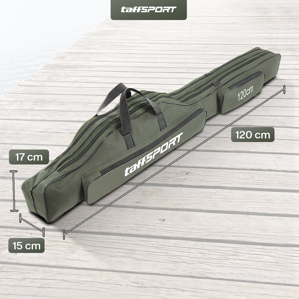 Gambar produk TaffSPORT Tas Pancing Joran Portable Fishing Bag 120cm - 1680D - 7