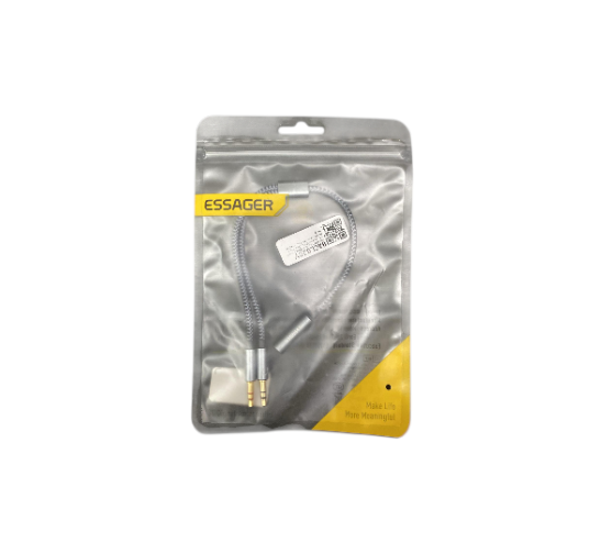 ESSAGER Splitter Audio Jack 3.5mm Female to Dual Male Headphone - EYPS35-TLB0G Gambar produk ESSAGER Splitter Audio Jack 3.5mm Female to Dual Male Headphone - EYPS35-TLB0G - Kemasan