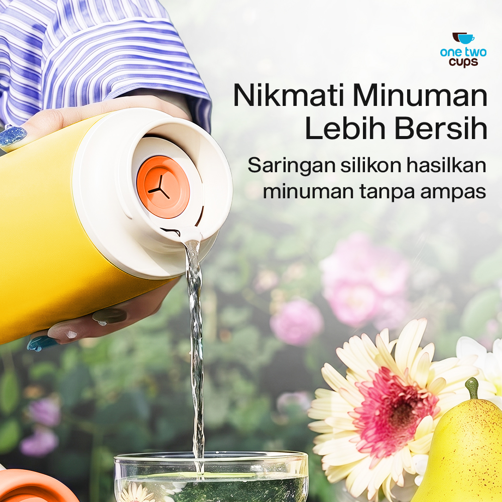 One Two Cups Botol Minum Tumbler Air BPA Free Stainless Steel 520ml - CL520 Gambar produk One Two Cups Botol Minum Tumbler Air BPA Free Stainless Steel 520ml - CL520 - 2