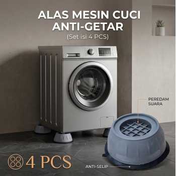 TaffHOME Alas Mesin Cuci Silikon Anti-Vibration Shock Pads 4 PCS - NY500