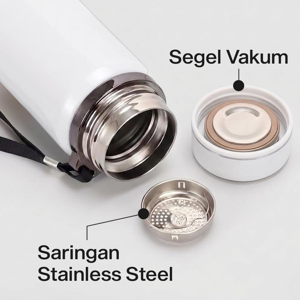 BOUTH Botol Minum Termos Tumbler Air Double Wall Stainless Steel 1L - A1A5 Gambar produk BOUTH Botol Minum Termos Tumbler Air Double Wall Stainless Steel 1L - A1A5 - 3