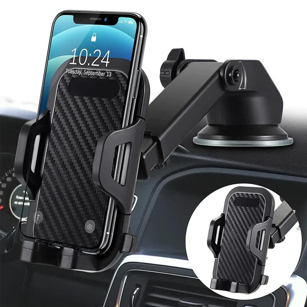 DUSOO Holder HP Mobil Flexible Arm 360 Rotation Car Phone Holder - HM-20 Gambar produk DUSOO Holder HP Mobil Flexible Arm 360 Rotation Car Phone Holder - HM-20 - Utama