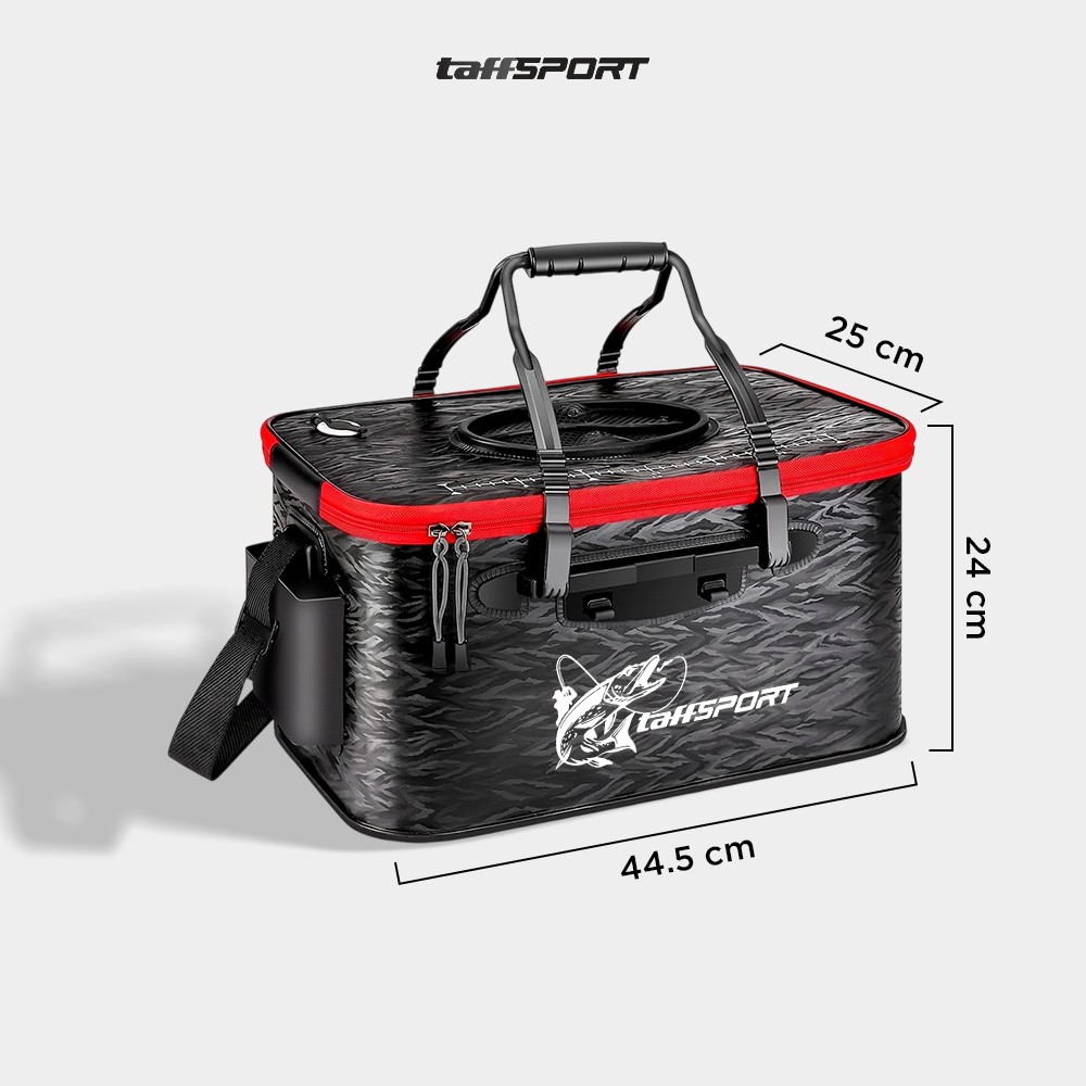 TaffSPORT Tas Pancing Ember Lipat 3D Waterproof EVA Fishing Bucket M - INU122 Gambar produk TaffSPORT Tas Pancing Ember Lipat 3D Waterproof EVA Fishing Bucket M - INU122 - 7