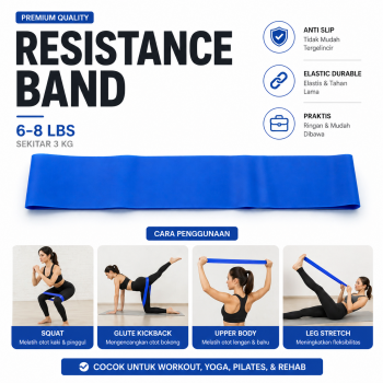 Gambar produk ITSTYLE Resistance Band Pull Up Fitness Gym Yoga Pilates Anti Slip - ITS05