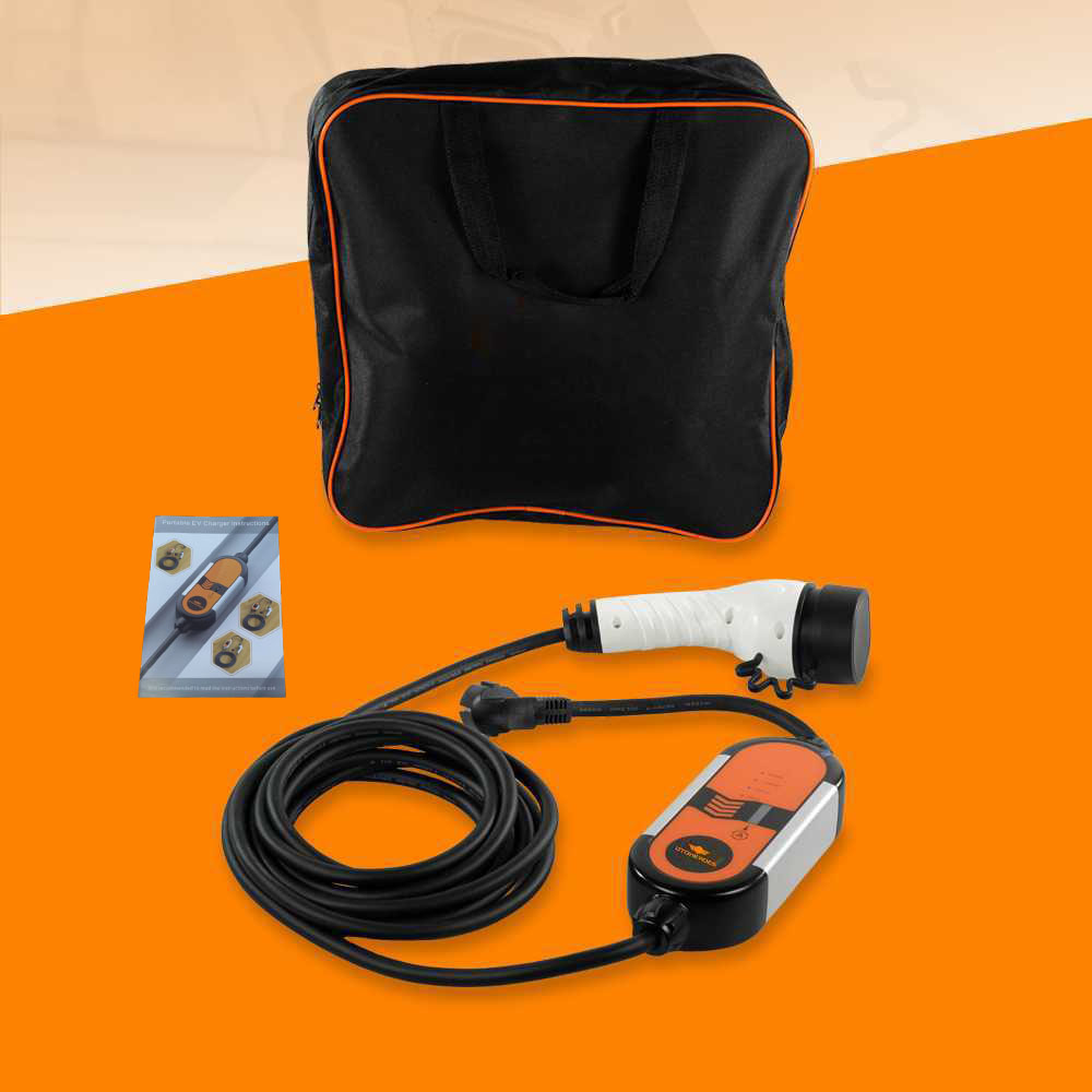 Gambar produk OTOHEROES Charger Mobil Listrik EV 1-Phase 16A 3.5KW EU to Type 2 - IEC 62196 - 7