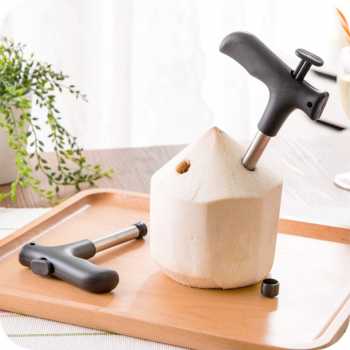 Gambar produk VKTECH Pembolong Batok Kelapa Coconut Opener Stainless Steel 1 PCS - 399