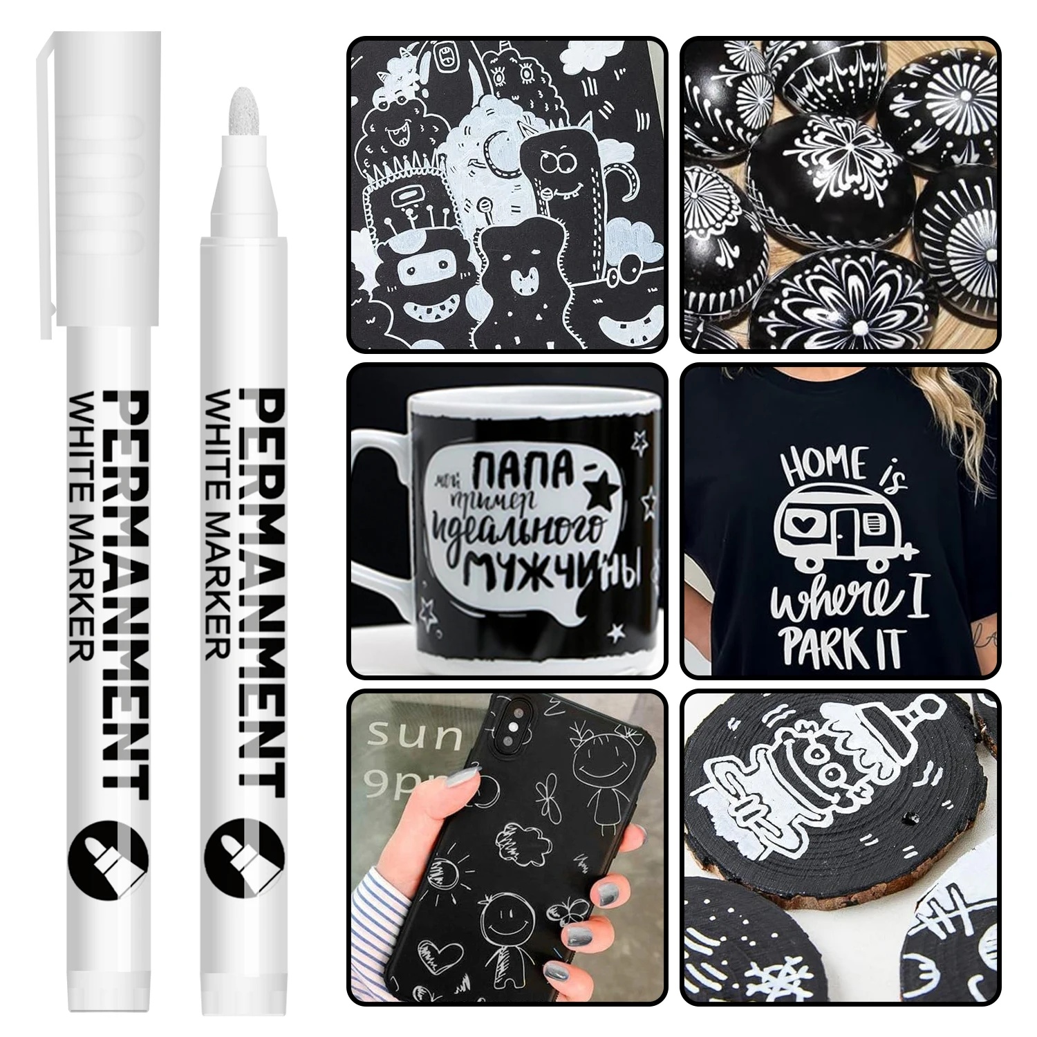 Flysea Spidol Permanen Akrilik Waterproof Quick Dry Marker 1 PCS - LS-9601 Gambar produk Flysea Spidol Permanen Akrilik Waterproof Quick Dry Marker 1 PCS - LS-9601 - 4