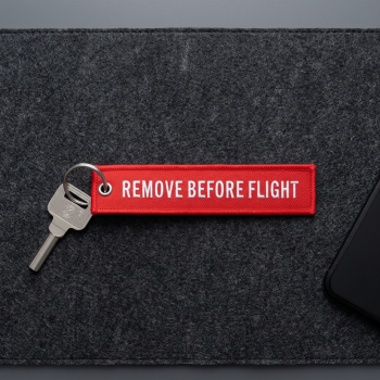 Gambar produk Doreen Gantungan Kunci Fashion Tag Remove Before Flight - AE120693 - 5