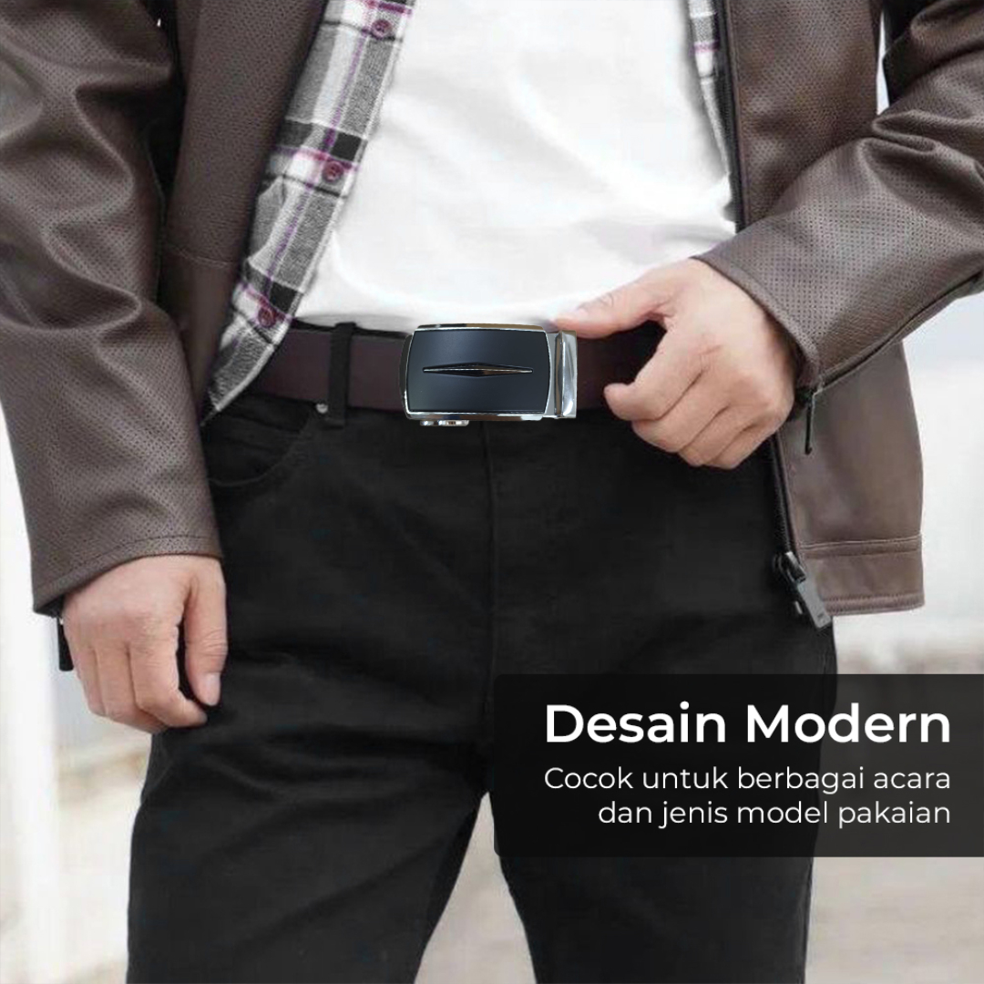 Kepala Gesper Ikat Pinggang Pria Automatic Belt Buckle Metal Model 4 - 620 Gambar produk Kepala Gesper Ikat Pinggang Pria Automatic Belt Buckle Metal Model 4 - 620 - 4