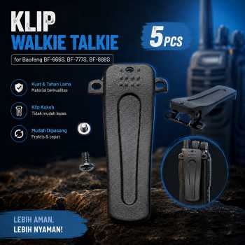 Baofeng Klip Penjepit HT Walkie Talkie Belt Clip Sabuk for Baofeng - B10