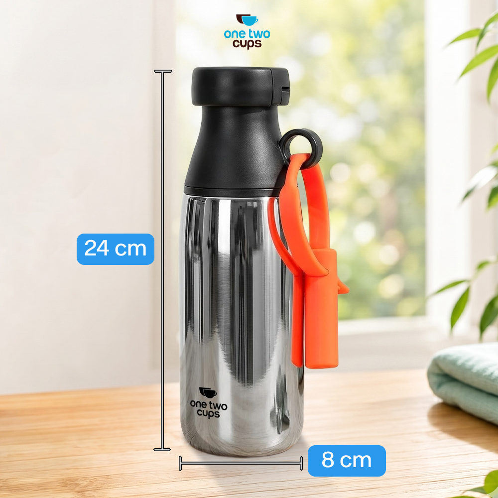 One Two Cups Botol Minum Tumbler Air BPA Free Stainless Steel 520ml - CL520 Gambar produk One Two Cups Botol Minum Tumbler Air BPA Free Stainless Steel 520ml - CL520 - 7