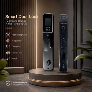 TaffHOME Smart Door Lock Fingerprint Face Recognition Password - 5S