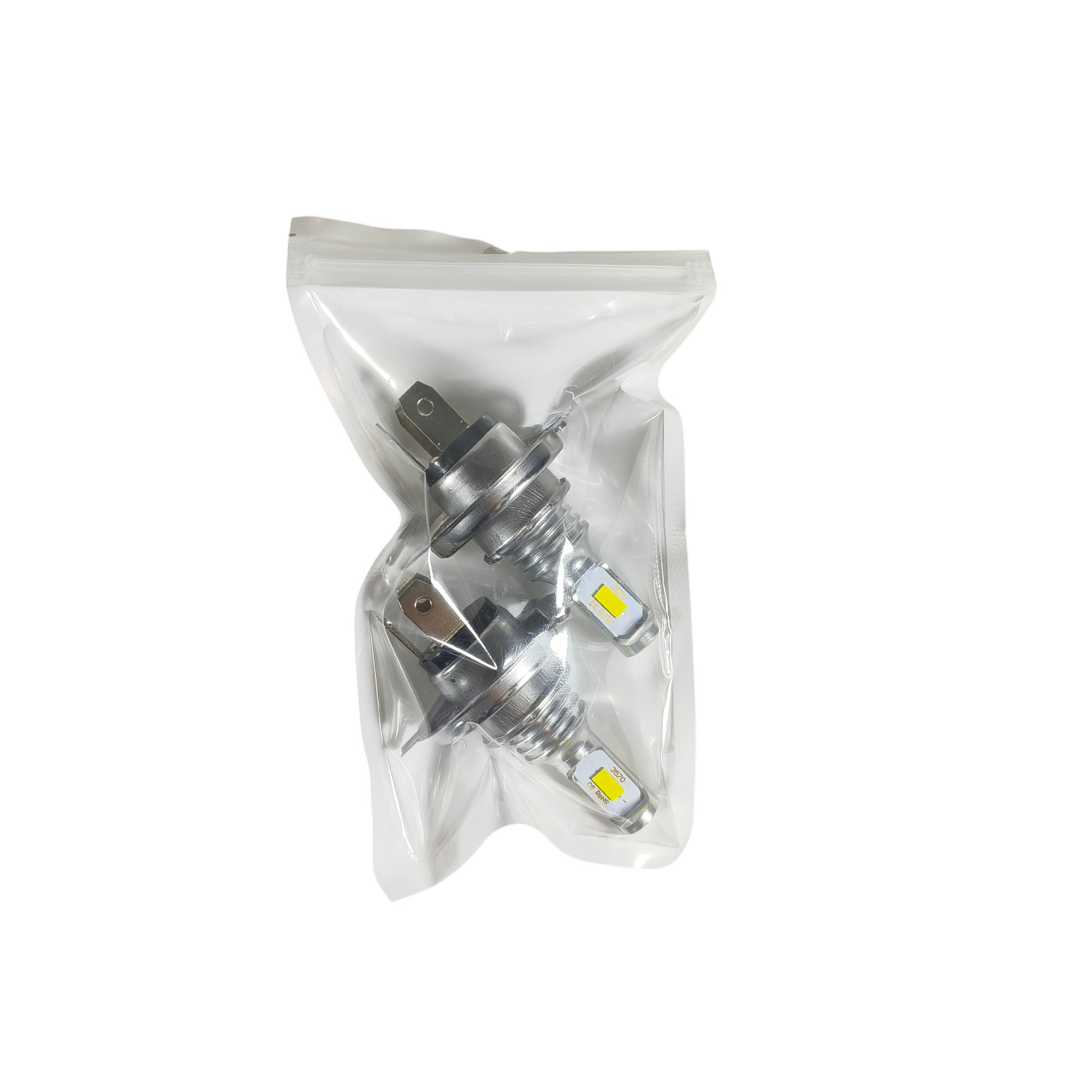 AILEO Lampu Depan Mobil Headlight LED H4 CSP Chip 6500K 8W 2 PCS - V6 Gambar produk AILEO Lampu Depan Mobil Headlight LED H4 CSP Chip 6500K 8W 2 PCS - V6 - Kemasan