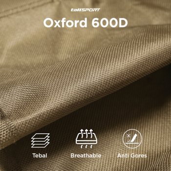 Gambar produk TaffSPORT Kursi Lipat Outdoor Camping Portable Foldable Oxford 600D XL - YH6 - 4