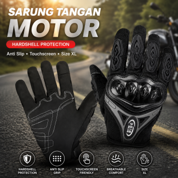 IRONJI Sarung Tangan Motor Touchscreen Anti Slip Protektor Gloves XL - MCS-10C
