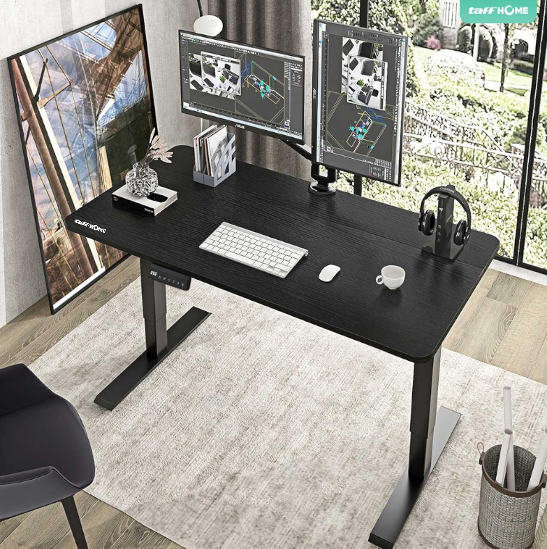 TaffHOME Meja Kerja Gaming Elektrik Adjustable Lifting Desk 120x60cm - FH-5 Gambar produk TaffHOME Meja Kerja Gaming Elektrik Adjustable Lifting Desk 120x60cm - FH-5 - 5