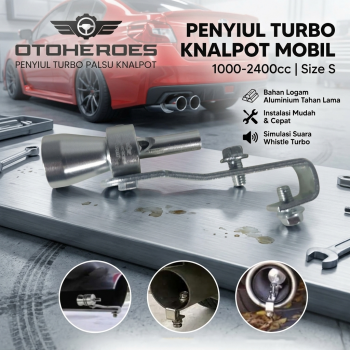 OTOHEROES Penyiul Turbo Palsu Knalpot Mobil Car Whistler 1000-2400cc - TUR007