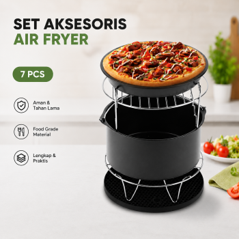 FDA Set Aksesoris Air Fryer for Gowise Phillips Cozyna 7 PCS - QC007