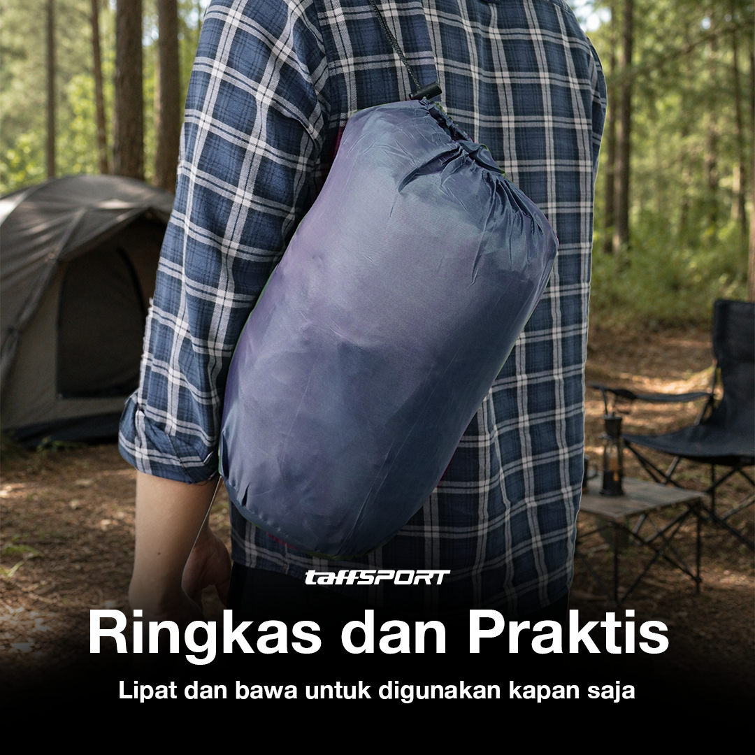 Gambar produk TaffSPORT Kantong Tidur Sleeping Bag 2in1 Envelope Model 2.1Mx75cm - TAF-KL - 4